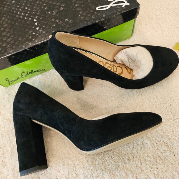 Sam Edelman Black Suede Pumps- NIB - Picture 3 of 7